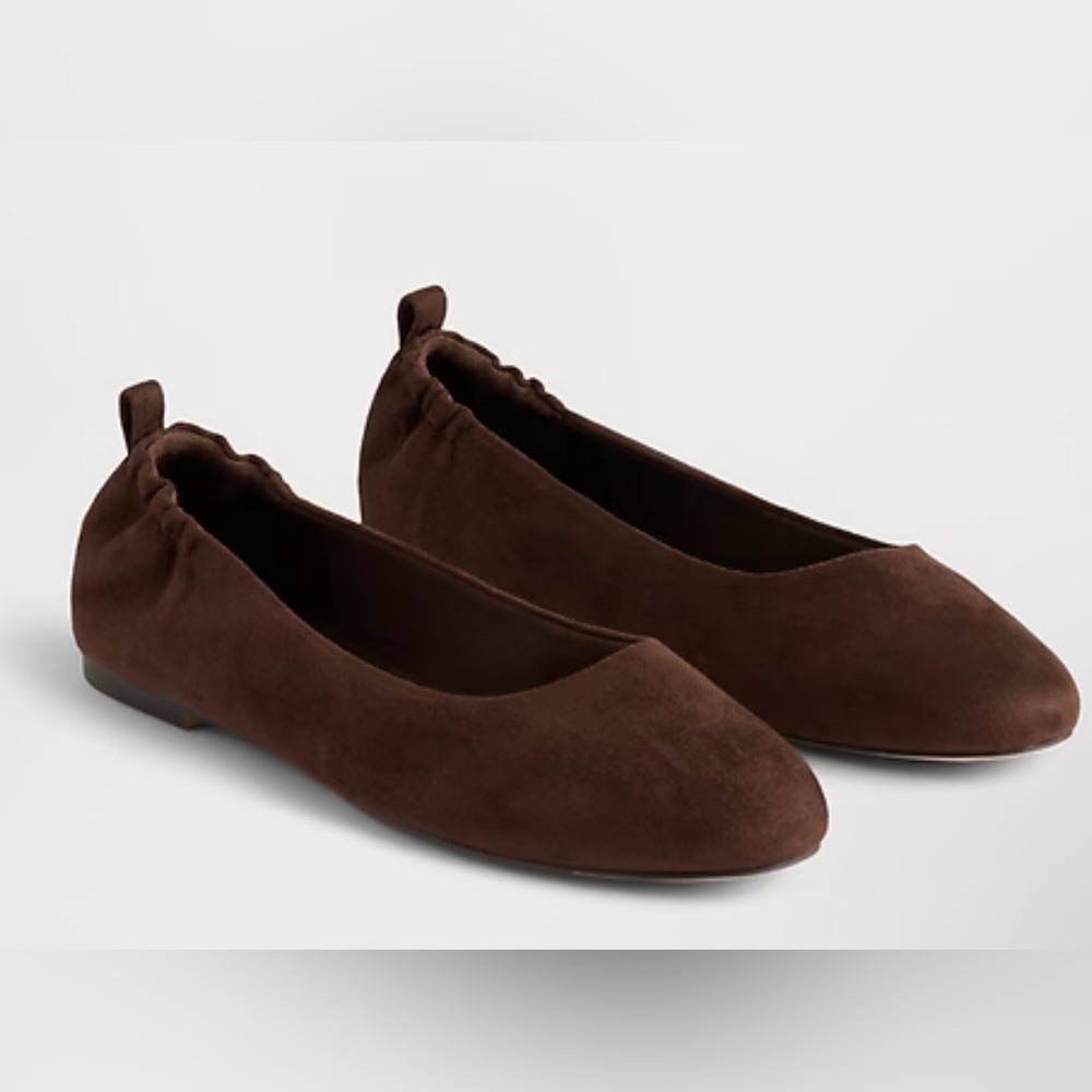 NWT GAP Vegan Suede Women's Ballet Flats Sz 10